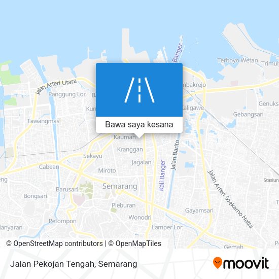 Peta Jalan Pekojan Tengah