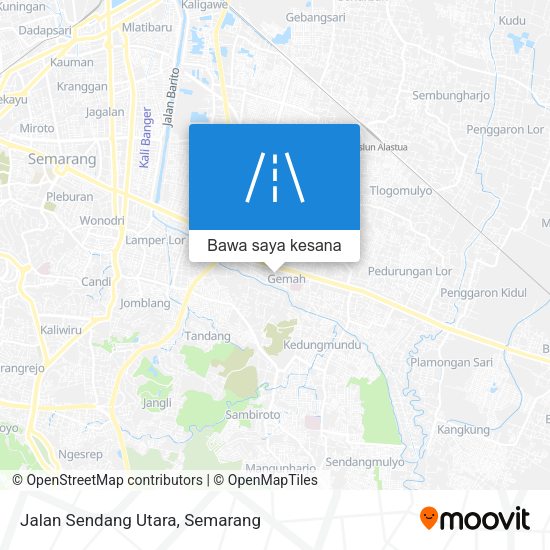 Peta Jalan Sendang Utara