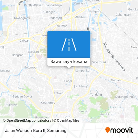 Peta Jalan Wonodri Baru II