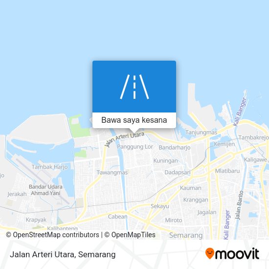 Peta Jalan Arteri Utara