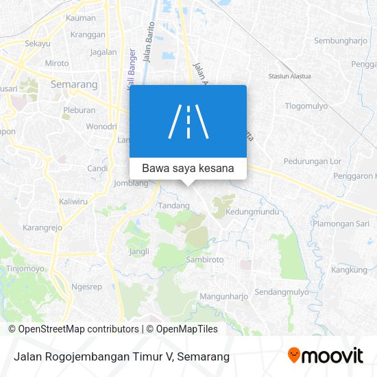Peta Jalan Rogojembangan Timur V