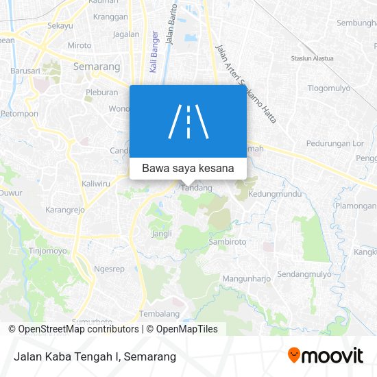 Peta Jalan Kaba Tengah I