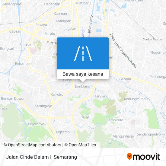 Peta Jalan Cinde Dalam I