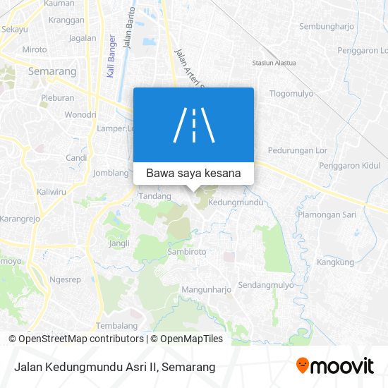 Peta Jalan Kedungmundu Asri II