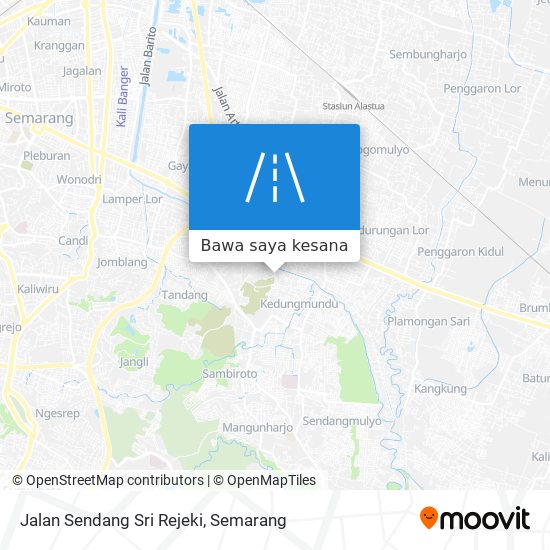 Peta Jalan Sendang Sri Rejeki