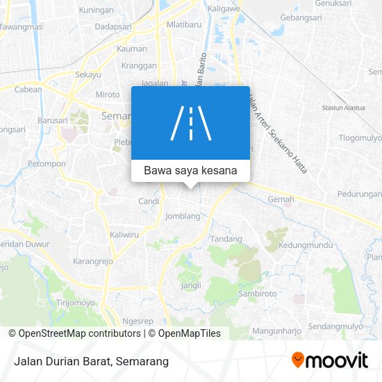 Peta Jalan Durian Barat