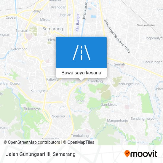 Peta Jalan Gunungsari III
