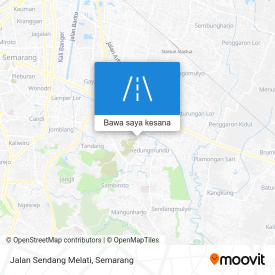 Peta Jalan Sendang Melati