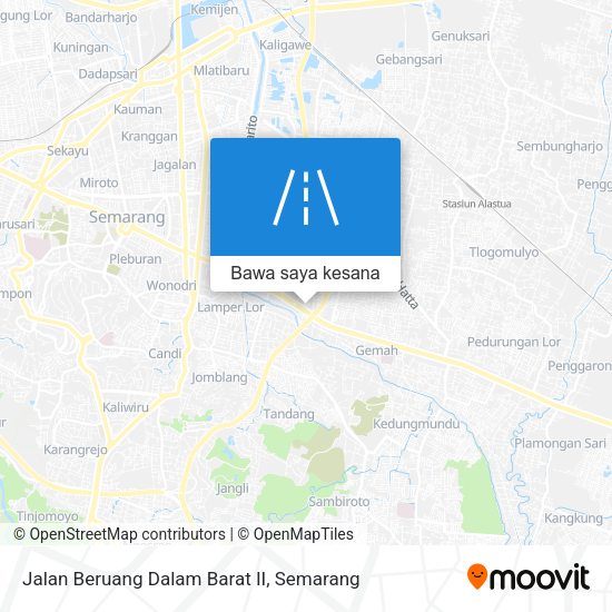 Peta Jalan Beruang Dalam Barat II