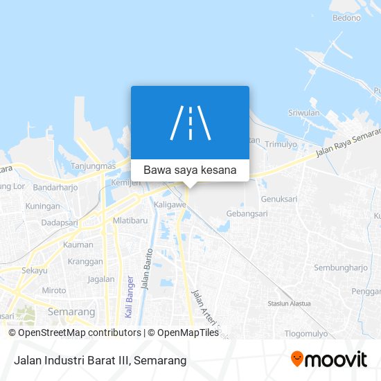 Peta Jalan Industri Barat III