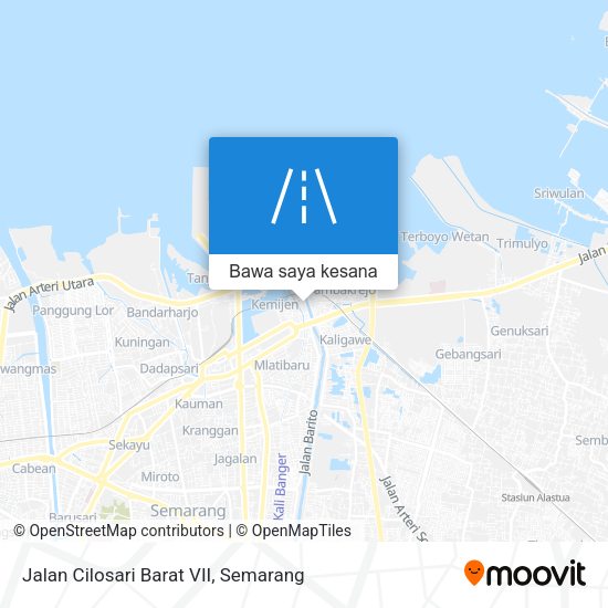 Peta Jalan Cilosari Barat VII