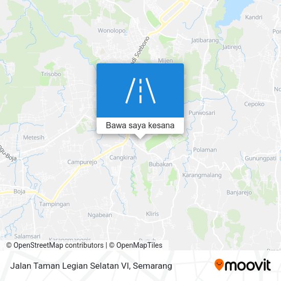 Peta Jalan Taman Legian Selatan VI