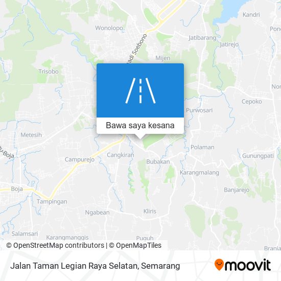 Peta Jalan Taman Legian Raya Selatan