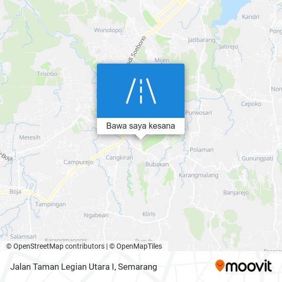 Peta Jalan Taman Legian Utara I