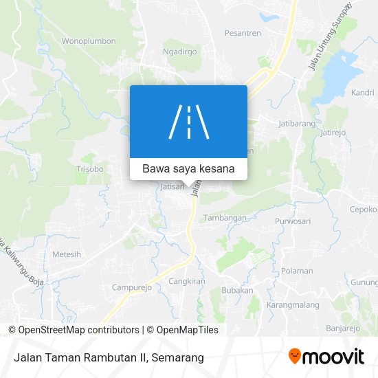 Peta Jalan Taman Rambutan II