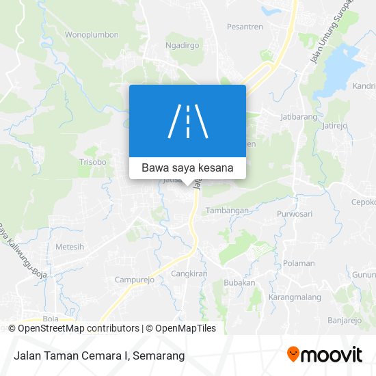 Peta Jalan Taman Cemara I