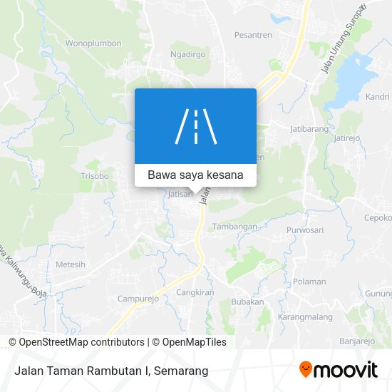 Peta Jalan Taman Rambutan I
