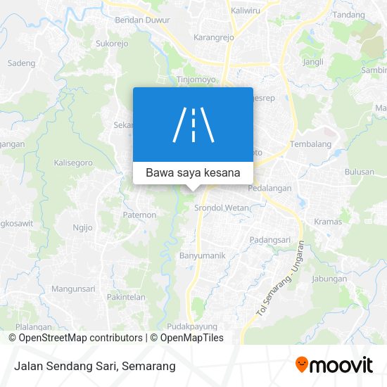 Peta Jalan Sendang Sari