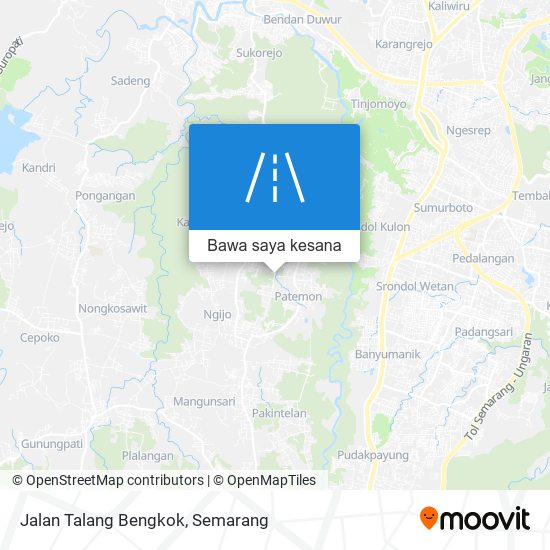 Peta Jalan Talang Bengkok