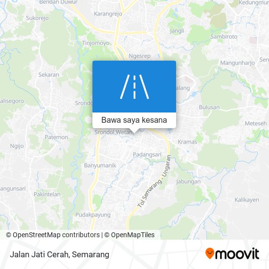 Peta Jalan Jati Cerah