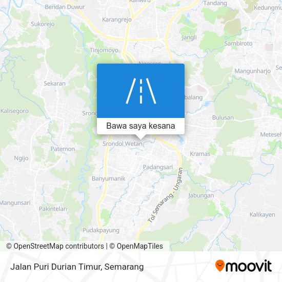 Peta Jalan Puri Durian Timur