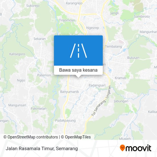 Peta Jalan Rasamala Timur