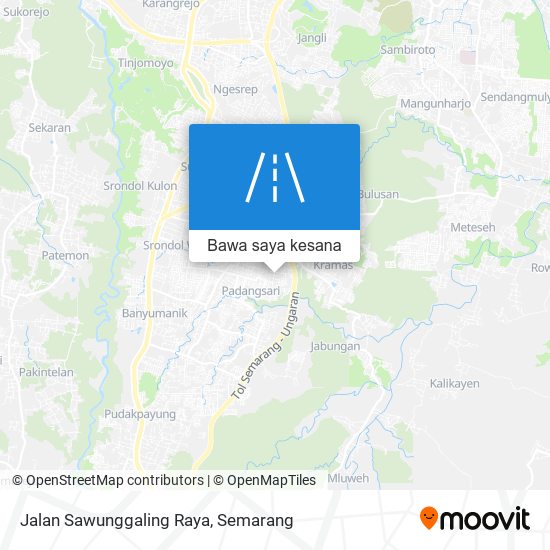 Peta Jalan Sawunggaling Raya