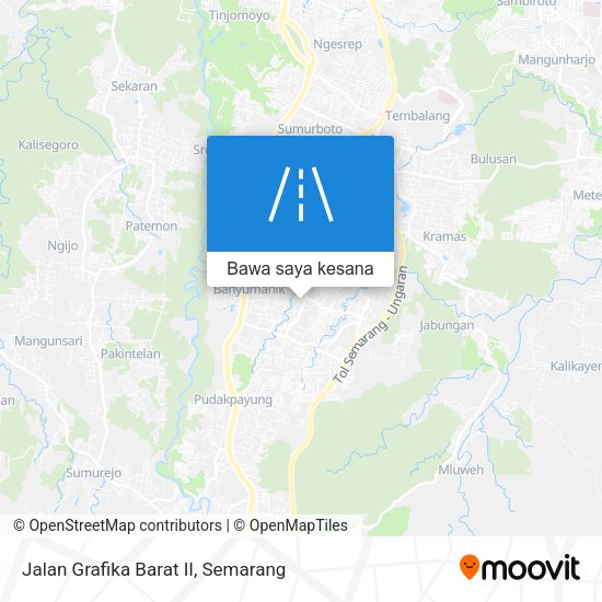 Peta Jalan Grafika Barat II