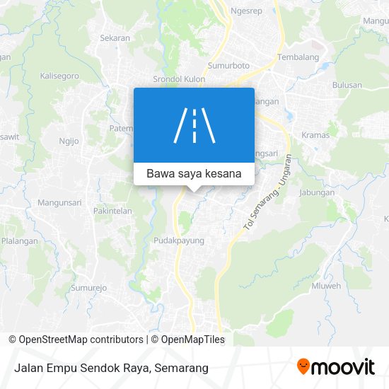 Peta Jalan Empu Sendok Raya