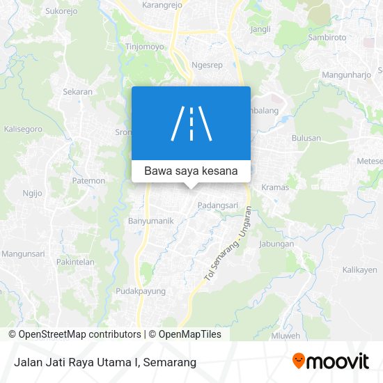 Peta Jalan Jati Raya Utama I
