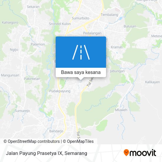 Peta Jalan Payung Prasetya IX