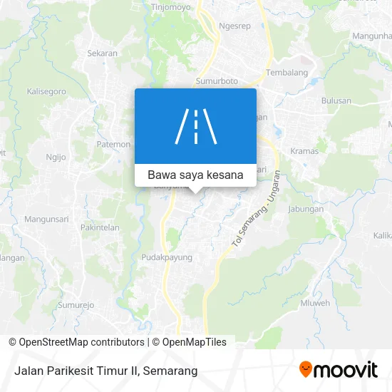 Peta Jalan Parikesit Timur II