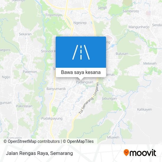 Peta Jalan Rengas Raya