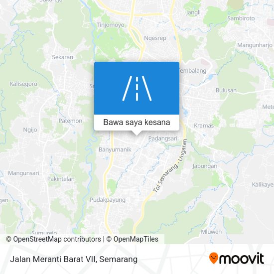 Peta Jalan Meranti Barat VII