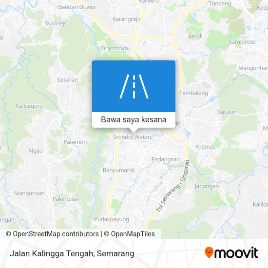 Peta Jalan Kalingga Tengah