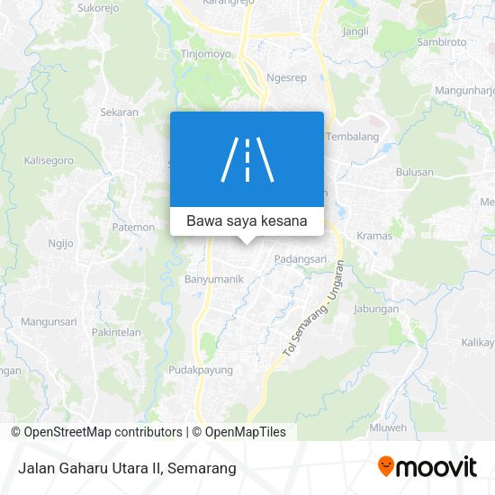 Peta Jalan Gaharu Utara II