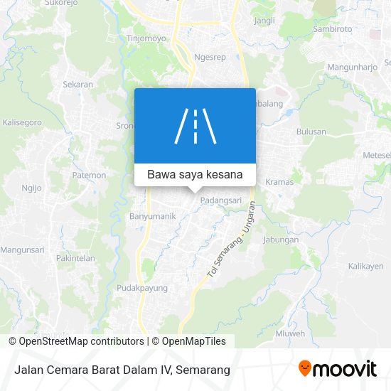 Peta Jalan Cemara Barat Dalam IV