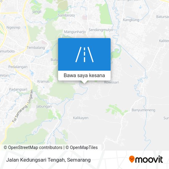 Peta Jalan Kedungsari Tengah