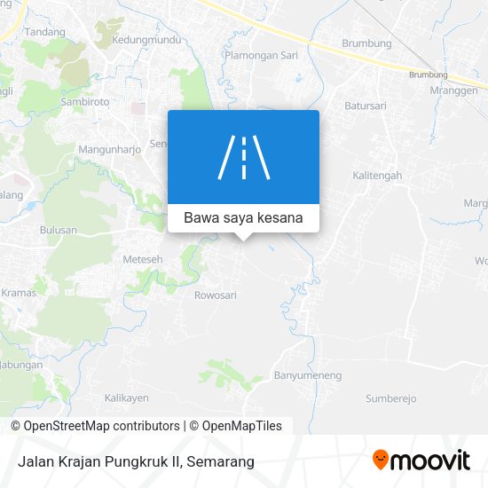 Peta Jalan Krajan Pungkruk II