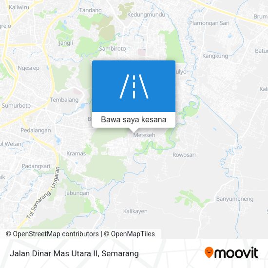 Peta Jalan Dinar Mas Utara II
