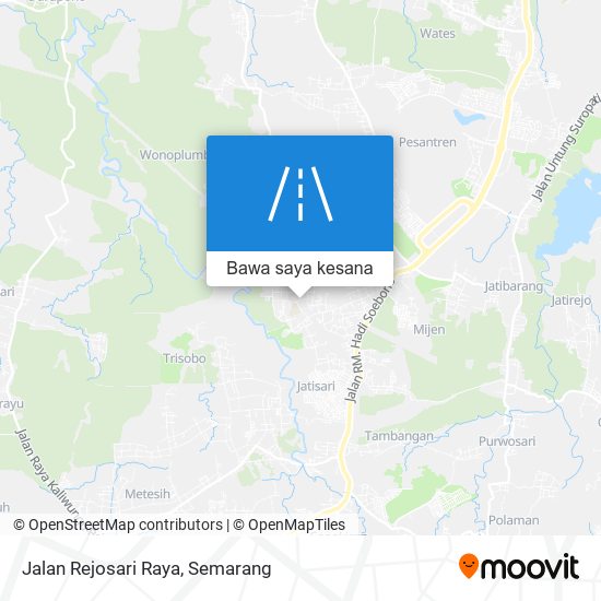 Peta Jalan Rejosari Raya