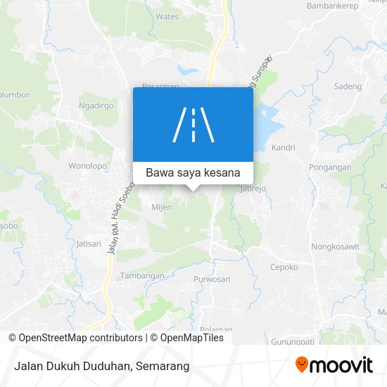 Peta Jalan Dukuh Duduhan
