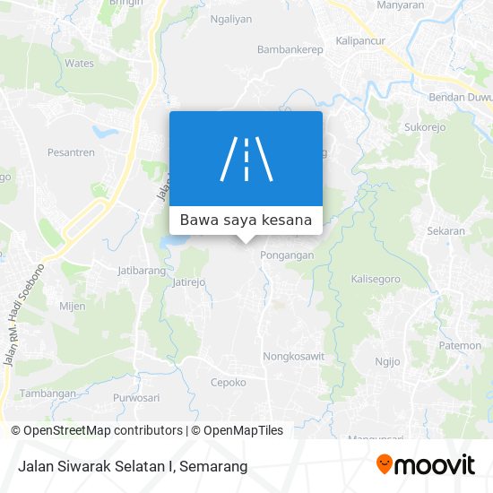 Peta Jalan Siwarak Selatan I