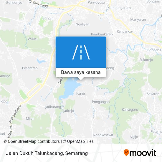 Peta Jalan Dukuh Talunkacang