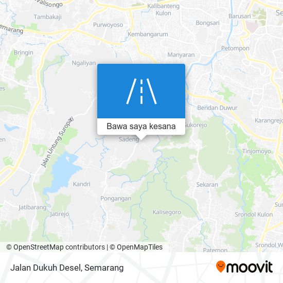 Peta Jalan Dukuh Desel