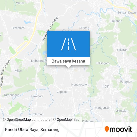 Peta Kandri Utara Raya
