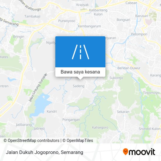 Peta Jalan Dukuh Jogoprono
