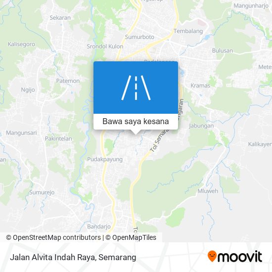 Peta Jalan Alvita Indah Raya