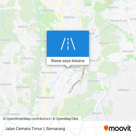 Peta Jalan Cemara Timur I