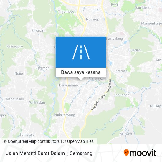 Peta Jalan Meranti Barat Dalam I